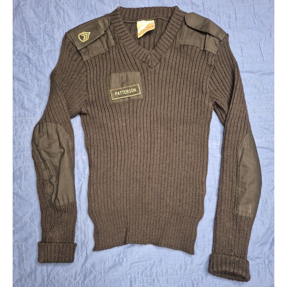 Military Sweater 38W Brigade Quartermasters Woolly Pully Black 100% New Wool